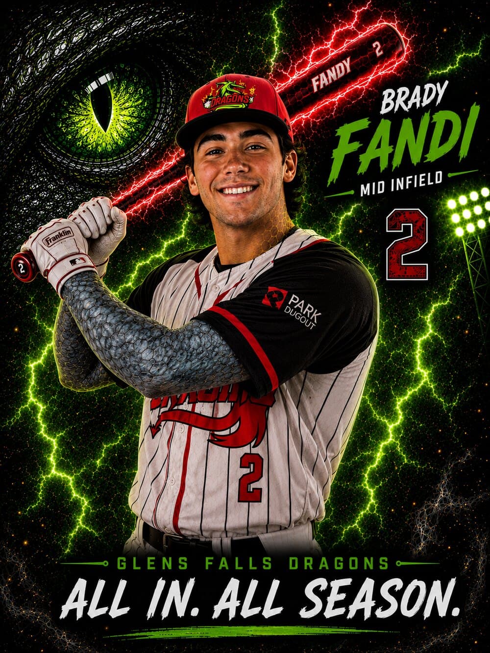 Brady Fandi — Glens Falls Dragons player card