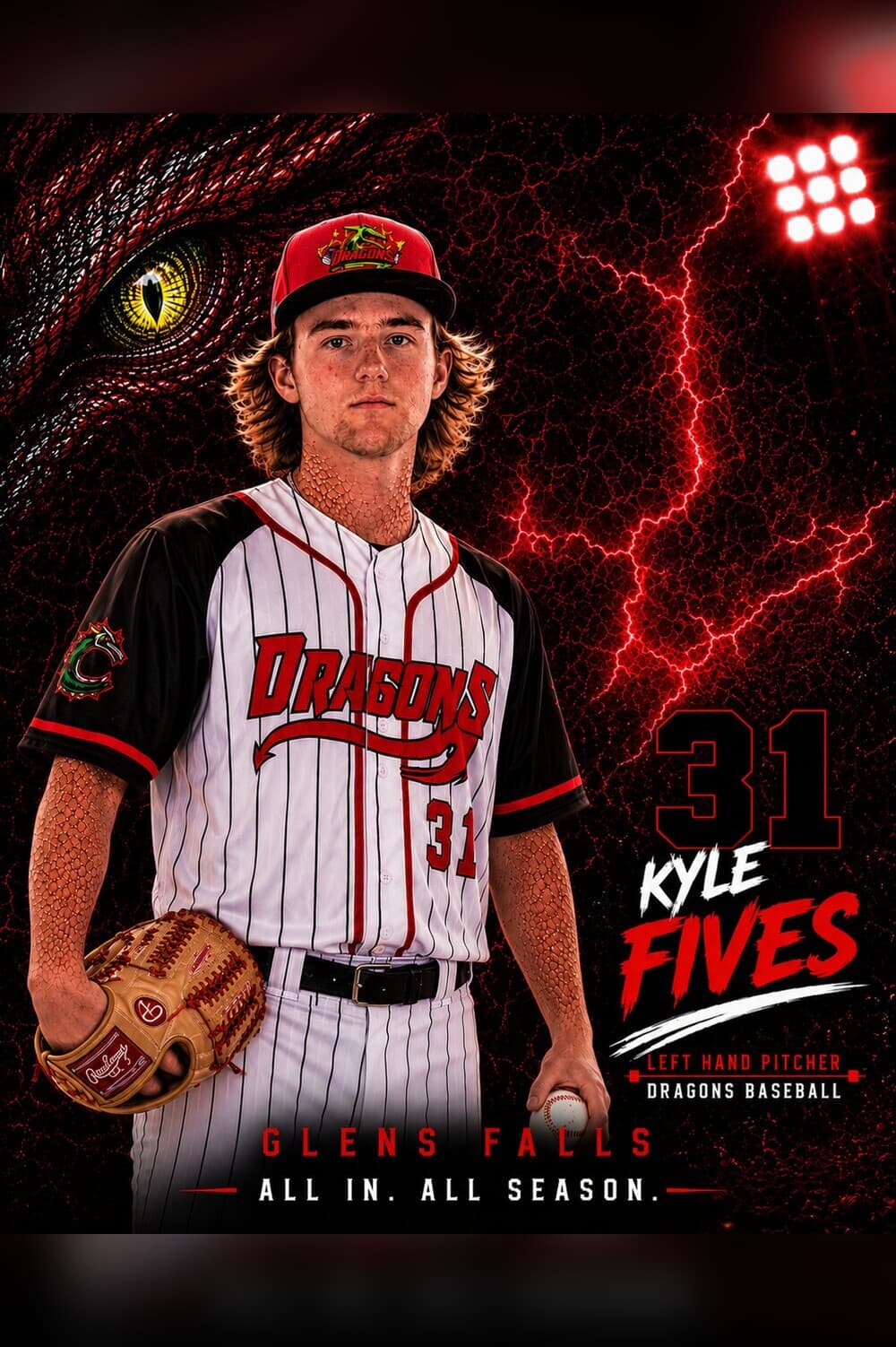 Kyle Fives — Glens Falls Dragons player card