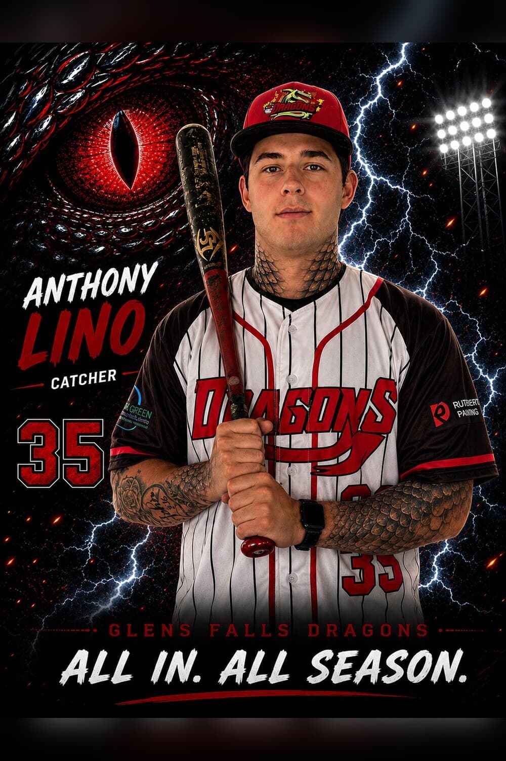 Anthony Lino — Glens Falls Dragons player card