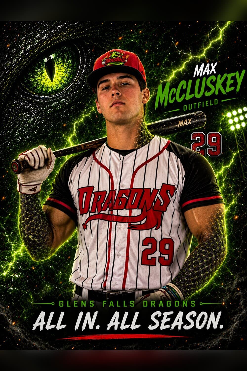 Max McCluskey — Glens Falls Dragons player card