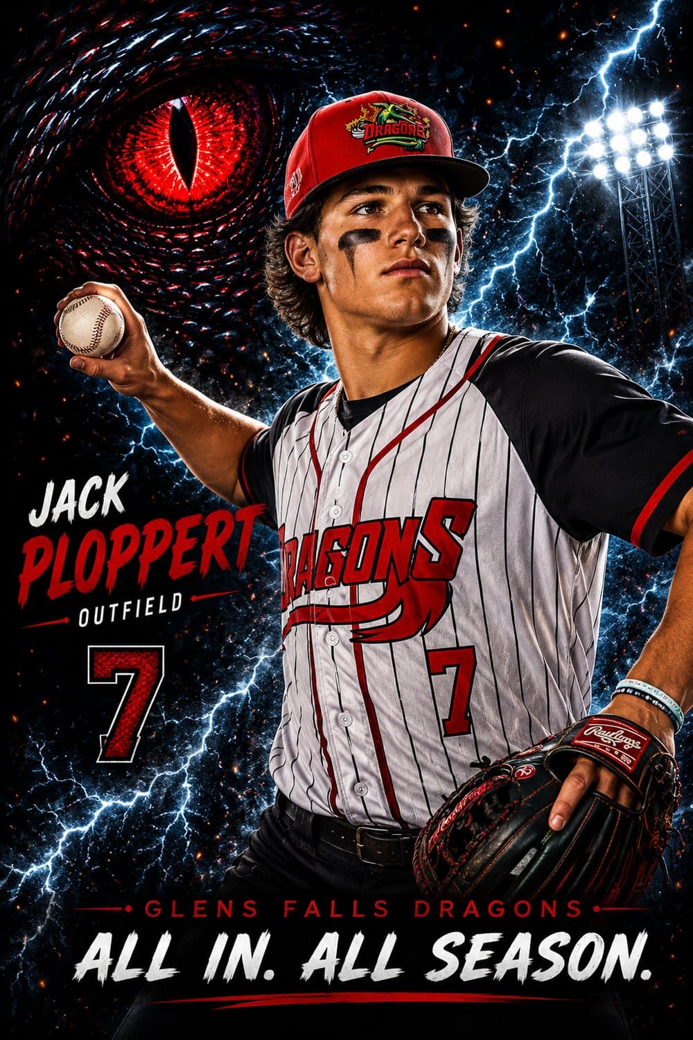 Jack Ploppert — Glens Falls Dragons player card