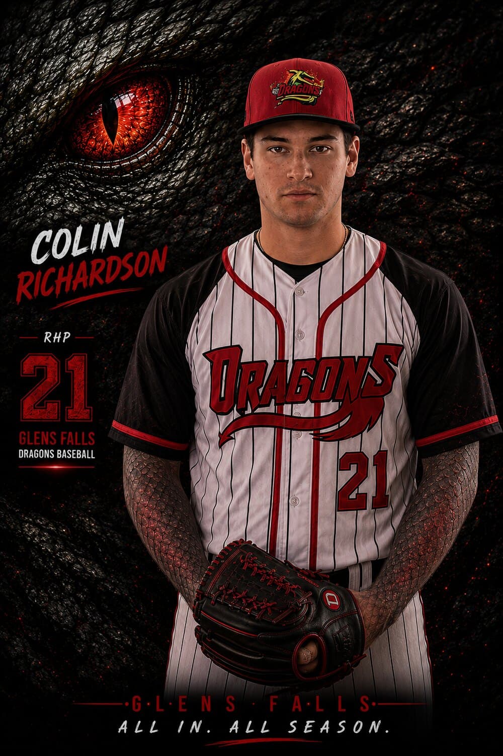 Colin Richardson — Glens Falls Dragons player card