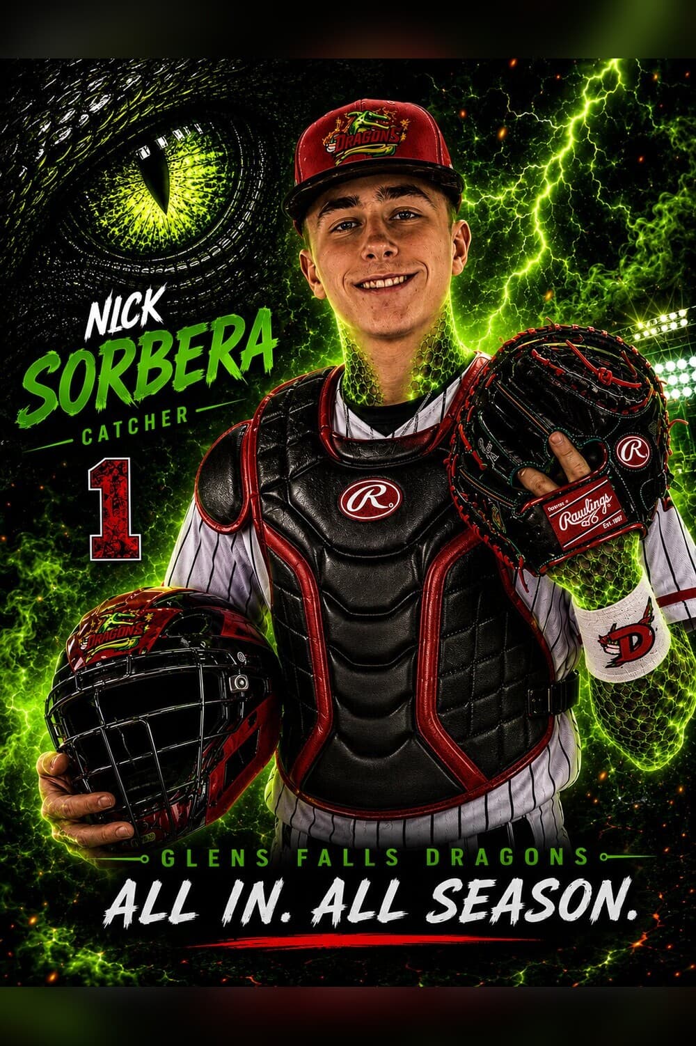 Nick Sorbera — Glens Falls Dragons player card